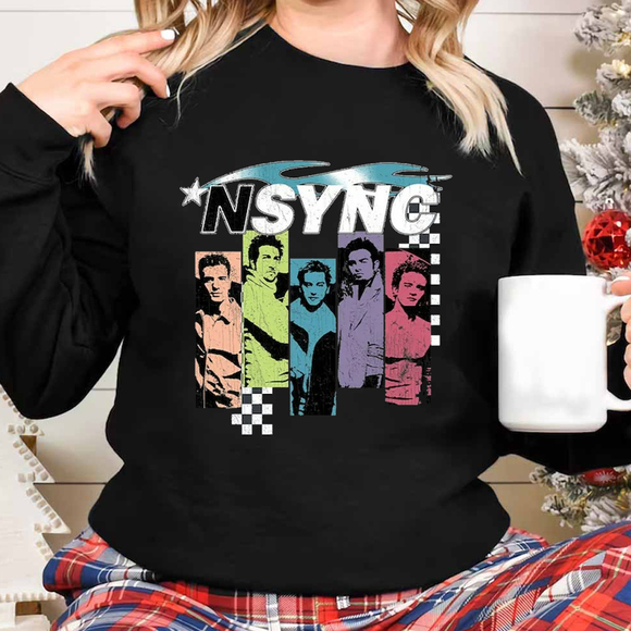 Samantha
S Other - NSYNC Pop Concert JT Chris Joey JC Boy Band Retro Cozy Sweatshirt